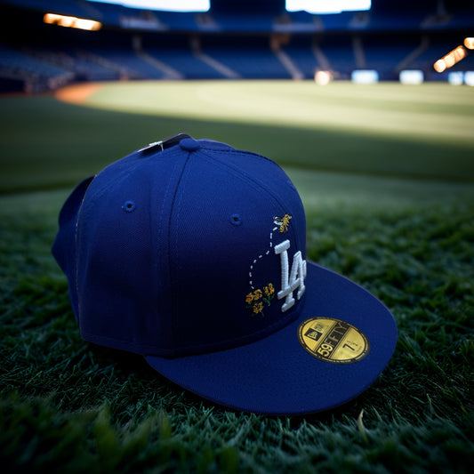 59FIFTY LA Dodgers Flower Honeybee Cap