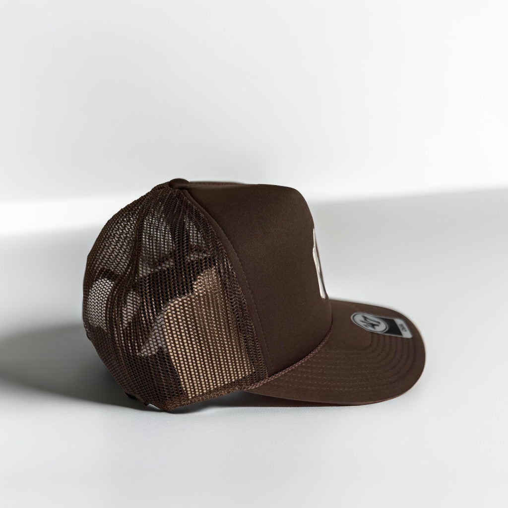 Brown NY Yankees '47 Brand Trucker Hat