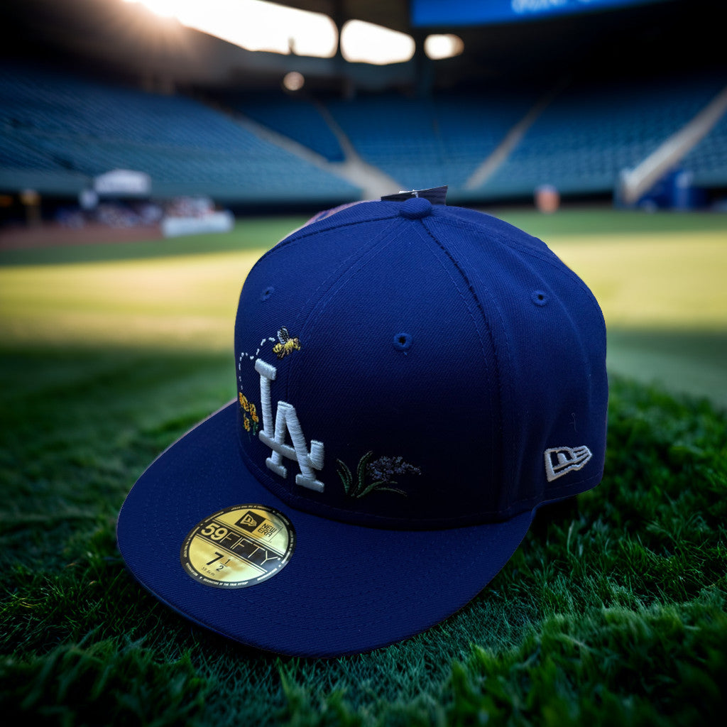 59FIFTY LA Dodgers Flower Honeybee Cap