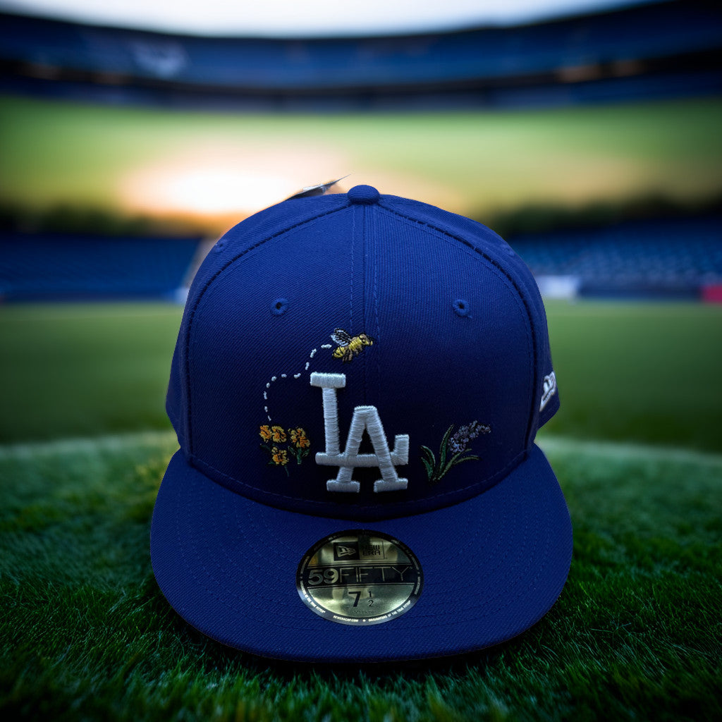 59FIFTY LA Dodgers Flower Honeybee Cap